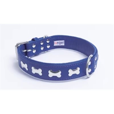 ANGEL PET COLLIER OS 18" x 3 / 4" - BLEU