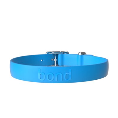 BOND PET COLLIER S 12"-14" - BLEUET