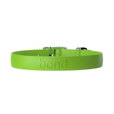 BOND PET COLLIER S 12"-14" - VERT LIME