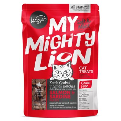 WAGGERS - MIGHTY LION SAUMON - 75 G